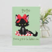 グ怒ログ猫2020子猫メプン シーズンカード (スタンド正面)