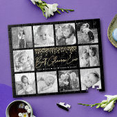 グ最高のラムマ10回のフォトコラージュ金ゴールドグリッター ジグソーパズル