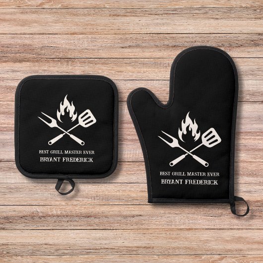 グ最高のリルマスターパパ父の日スペシャル 鍋つかみ&鍋敷きセット