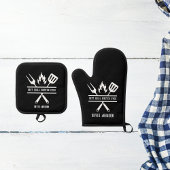 グ最高のリルマスターパパ父の日 鍋つかみ&鍋敷きセット