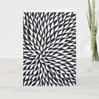 グ空白のリーティングカード白黒デザイン カード