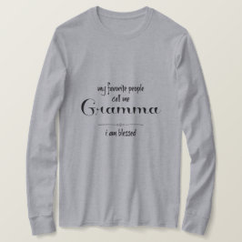 グ賛美ラマ(黒文字) Tシャツ