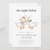 グ間抜けースおもしろいリハーサル 招待状 (正面/裏面)