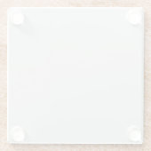 グ霜の降りたレーブルー無地の色エッチングガラスMQ3-27 ガラスコースター (裏面)