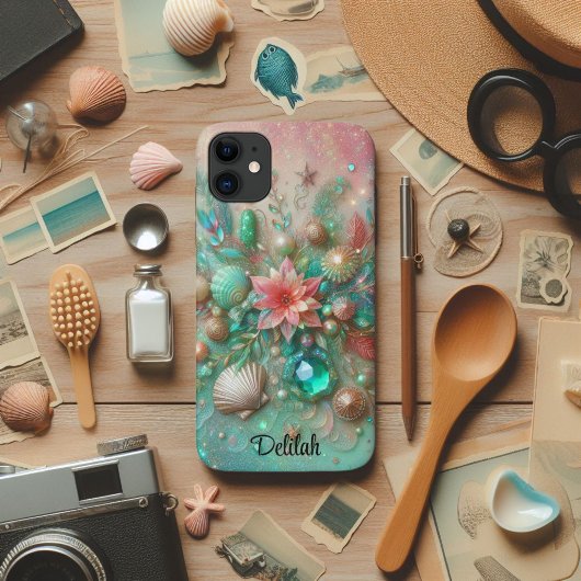 グラムミントとコーラルオーシャンの宝物 Case-Mate iPhoneケース