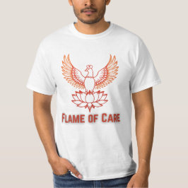ケアの炎 - フェニックス看護師デザイン Tシャツ