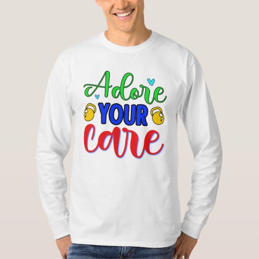 ケアを愛して Tシャツ (正面)