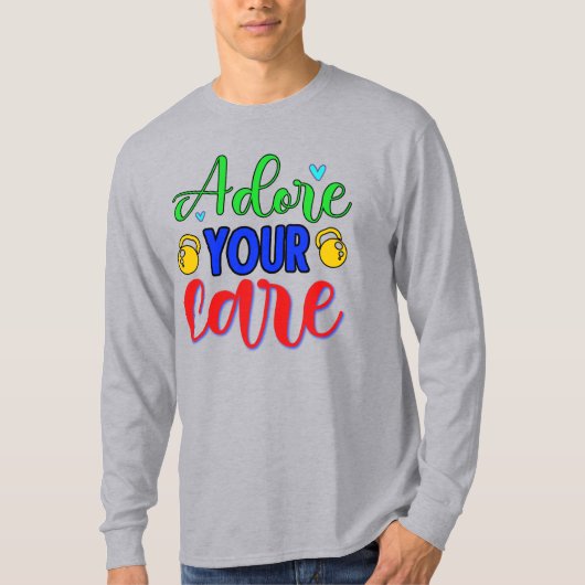 ケアを愛して Tシャツ (正面)