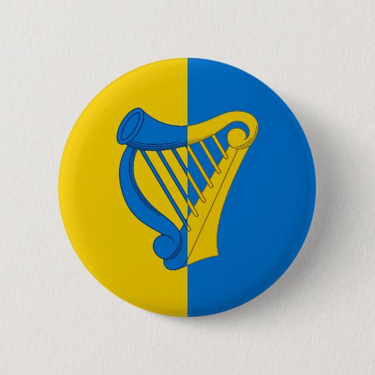 ケアガレンの牡丹のポピュレースバッジボタン 缶バッジ (正面)