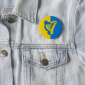 ケアガレンの牡丹のポピュレースバッジボタン 缶バッジ (インサイチュ)