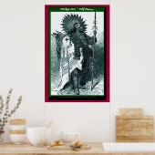 「ケアコ～カイグヲ」 （キオワ・ウィンター・カウント） ポスター (キッチン)