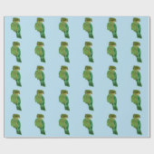 ケアニュージーランドの鳥 ラッピングペーパー (フラット)