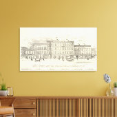 ケアニー、カリフォルニア、サクラメント西サイド キャンバスプリント (インサイチュ (リビング))