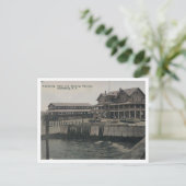 ケアンスバーグNJホテル踊りパビリオン1911ヴィンテージ ポストカード (スタンド正面)