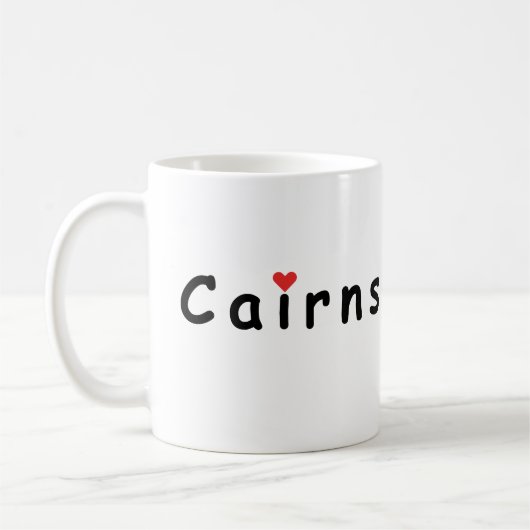 ケアンズが大好き コーヒーマグカップ (左)