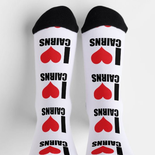 ケアンズが大好き ソックス (上部)