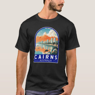 ケアンズオーストラリアトラベルアートヴィンテージ Tシャツ