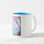 ケアンズオーストラリアホリデーポスター ツートーンマグカップ (正面右)