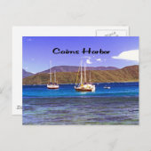 ケアンズハーバークイーンズランドオーストラリア ポストカード (正面/裏面)