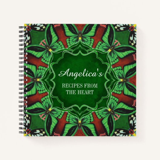 ケアンズバードウィングバタフライレシピ ノートブック (正面)