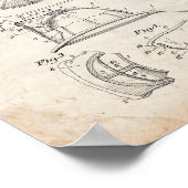 ケアンズ消防士ヘルメット特許 – 古い外観 ポスター (角)