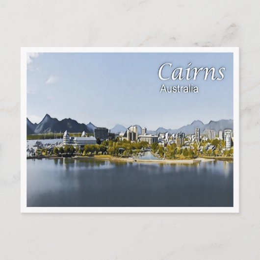 ケアンズ – オーストラリア –  ポストカード (正面)