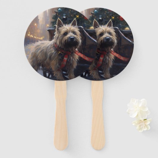 ケアンテリアクリスマスフェスティバルシーズン ハンドファン (正面&裏面)