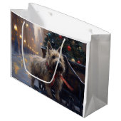 ケアンテリアクリスマスフェスティバルシーズン ラージペーパーバッグ (正面アングル)