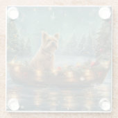 ケアンテリアクリスマスフェスティバル航海 ガラスコースター (裏面)