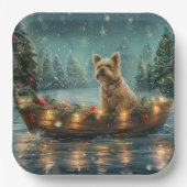 ケアンテリアクリスマスフェスティバル航海 ペーパープレート (正面)