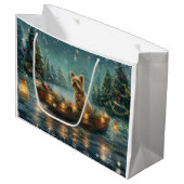 ケアンテリアクリスマスフェスティバル航海 ラージペーパーバッグ (正面アングル)