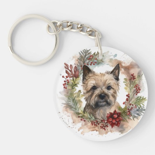 ケアンテリアクリスマスリースフェスティバルカップ キーホルダー (正面)