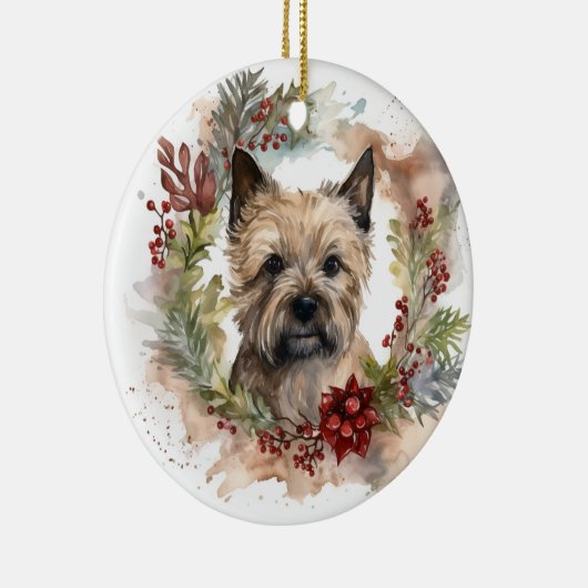 ケアンテリアクリスマスリースフェスティバルカップ セラミックオーナメント (右)