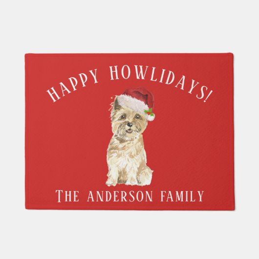 ケアンテリアクリスマス ドアマット (正面)