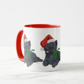 ケアンテリアクリスマス マグカップ (正面左)