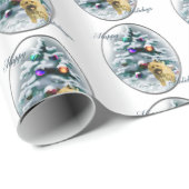 ケアンテリアクリスマス ラッピングペーパー (ロールコーナー)