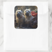 ケアンテリアスノウィースリークリスマスデコール スクエアシール (バッグ)