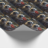 ケアンテリアスノウィースリークリスマスデコール ラッピングペーパー (角)