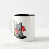 ケアンテリアデュオ ツートーンマグカップ (正面左)