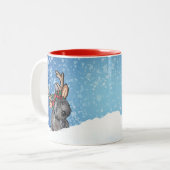 ケアンテリアトナディアクリスマス ツートーンマグカップ (正面左)