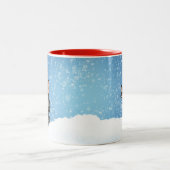 ケアンテリアトナディアクリスマス ツートーンマグカップ (中央)