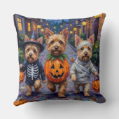 ケアンテリアトリックオアトリートハロウィーンコスチューム クッション (裏面)