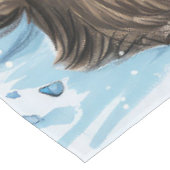 ケアンテリアドッグウィンターワンダーランドクリスマスジョイ テーブルクロス (アングル)