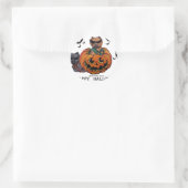ケアンテリアハロウィーン ラウンドシール (バッグ)