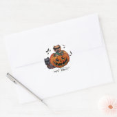 ケアンテリアハロウィーン ラウンドシール (封筒)