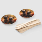 ケアンテリアパピーオータムデライトカボチャ ハンドファン (組立なし)