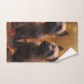 ケアンテリアパピーオータムデライトカボチャ バスタオルセット (ハンドタオル)