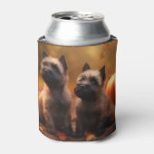 ケアンテリアパピーオータムデライトカボチャ 缶クーラー (缶正面)