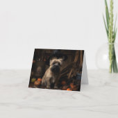 ケアンテリアパンプキンズハロウィーン怖い カード (正面)