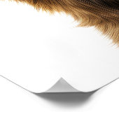 ケアンテリアパーソナライズされたプリント ポスター (角)